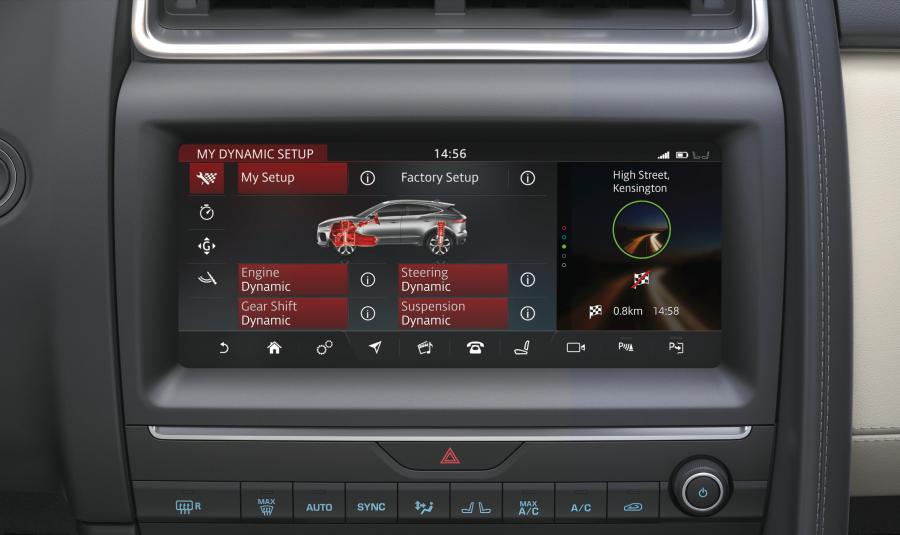 Детали интерьера Jaguar E-Pace R-Dynamic First Edition 2017 года  (WW) (фото 43 из 49)
